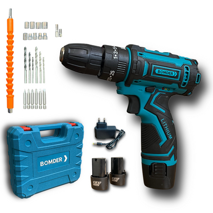 BOMDER® Taladro Inalámbrico 12v