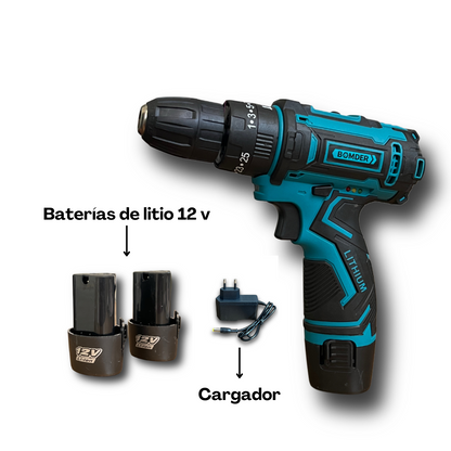 BOMDER® Taladro Inalámbrico 12v