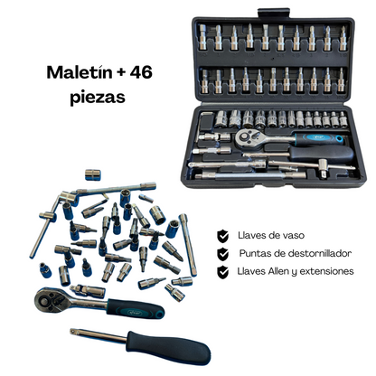 Knup® Juego de tubos 46 piezas