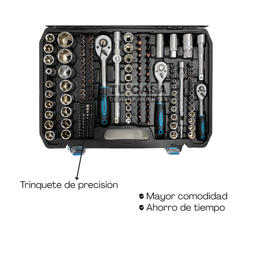 BOMDER® Juego de tubos 216 piezas